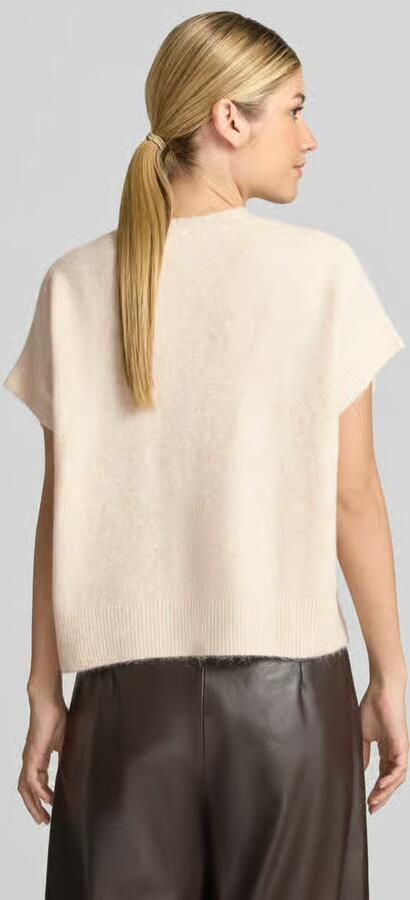 B.Young Gebreid shirt met ronde hals model 'OMEA' - Foto 3