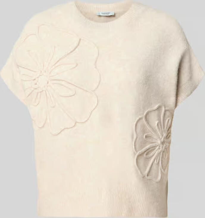 B.Young Gebreid shirt met ronde hals model 'OMEA' - Foto 2