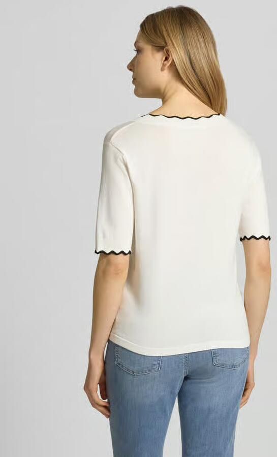 B.Young Gebreid shirt van viscosemix met contraststrepen model 'MORLA' - Foto 6