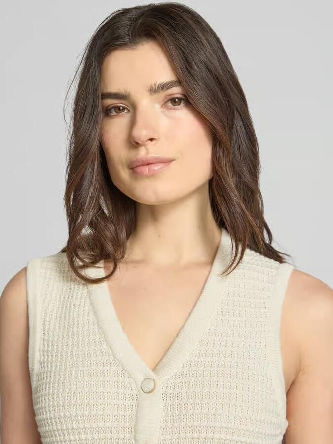 B.Young Gebreide bodywarmer met V-hals model 'MIKALA'