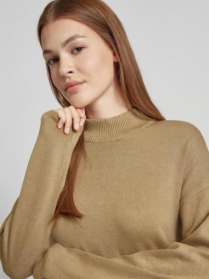 B.Young Gebreide jurk met opstaande kraag model 'Moria' - Foto 2