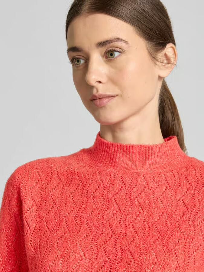 B.Young Gebreide pullover met 1 2-mouwen model 'Miffa'