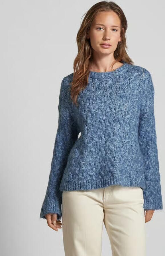 B.Young Gebreide pullover met kabelpatroon model 'Omhu' - Foto 2