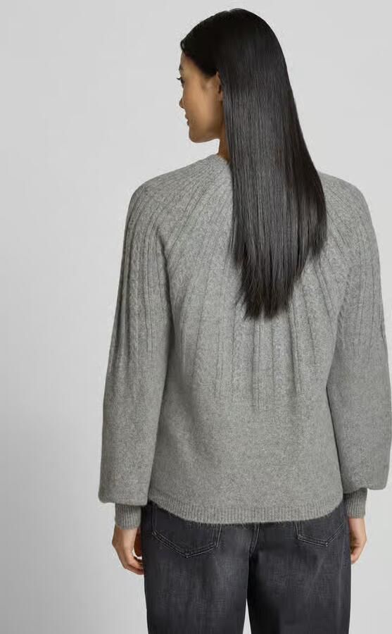 B.Young Gebreide pullover met ribboorden model 'Magge'
