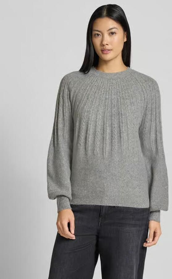 B.Young Gebreide pullover met ribboorden model 'Magge' - Foto 2