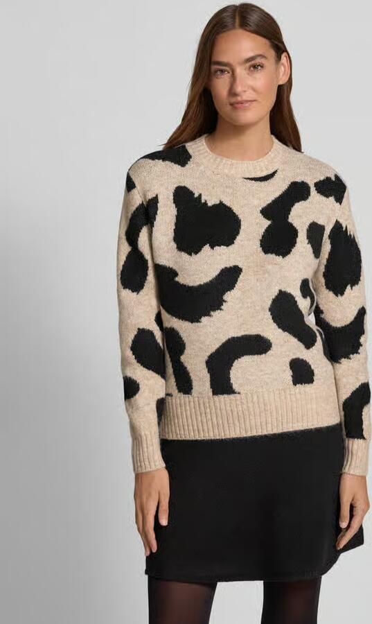 B.Young Gebreide pullover met ronde hals model 'Minyax Leo Jumper' - Foto 2