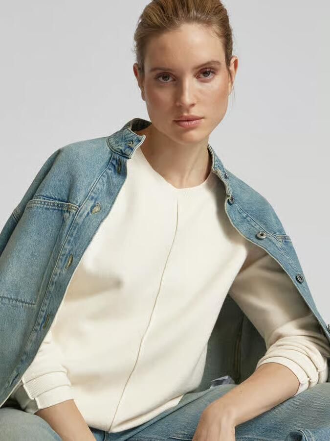 B.Young Gebreide pullover met ronde hals model 'Otari'