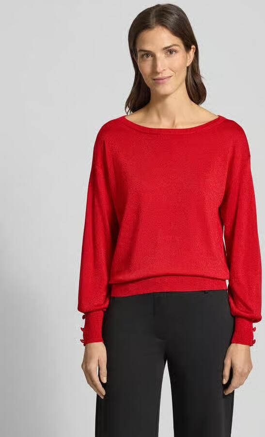 B.Young Gebreide pullover met sierknopen model 'MOBBE' - Foto 2