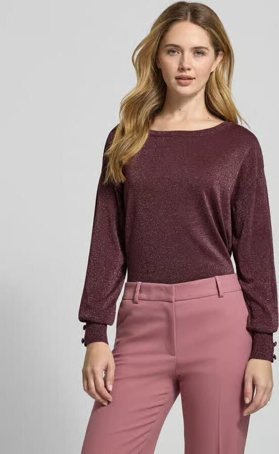 B.Young Gebreide pullover met sierknopen model 'MOBBE' - Foto 2