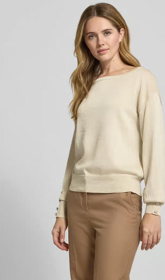 B.Young Gebreide pullover met sierknopen model 'MOBBE' - Foto 2