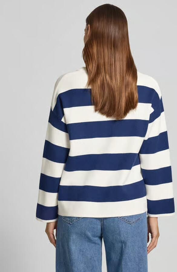 B.Young Gebreide pullover van Viscosemix met Streepmotief Model 'OTARI'