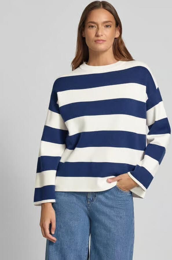 B.Young Gebreide pullover van Viscosemix met Streepmotief Model 'OTARI' - Foto 3