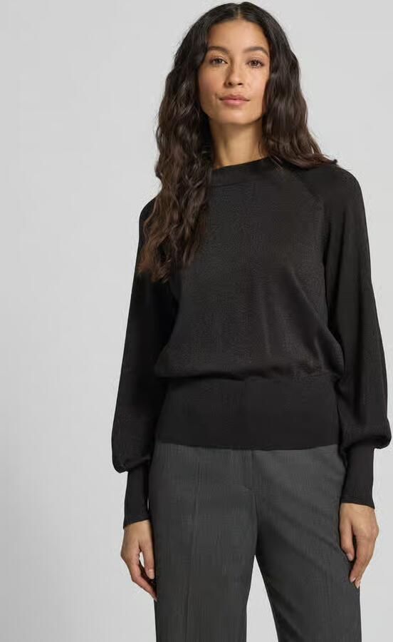 B.Young Gebreide pullover van viscosemix model 'MOBBE' - Foto 3
