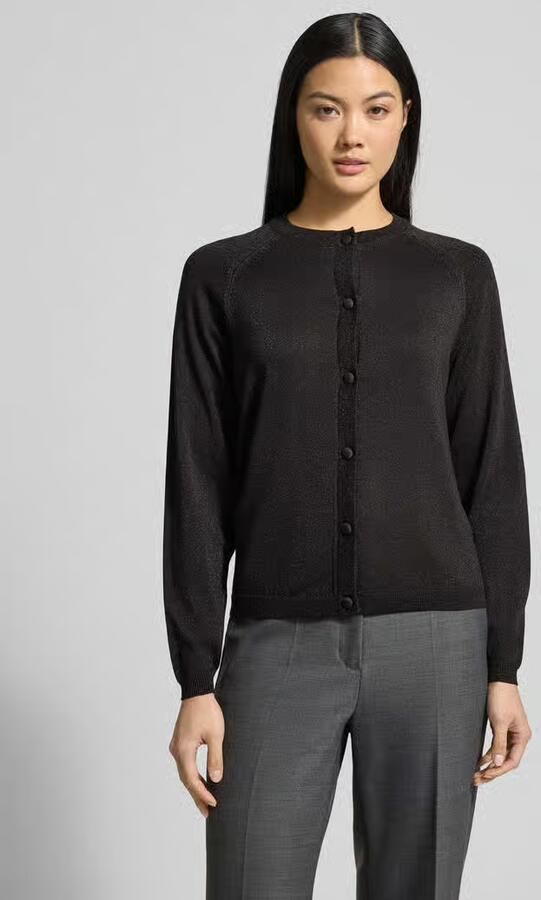 B.Young Glanzende cardigan van viscosemix model 'MOBBE' - Foto 4