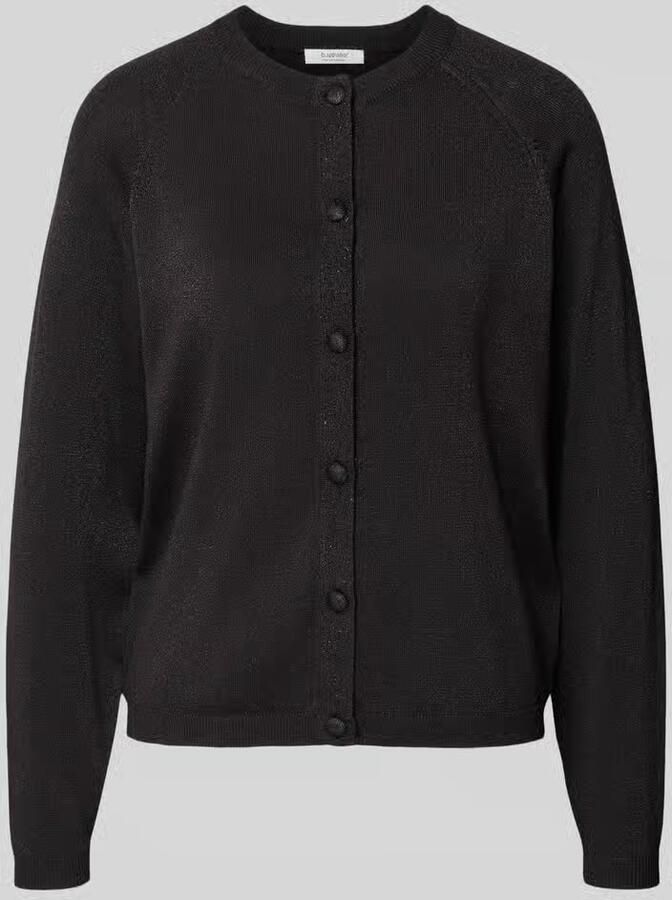 B.Young Glanzende cardigan van viscosemix model 'MOBBE' - Foto 2