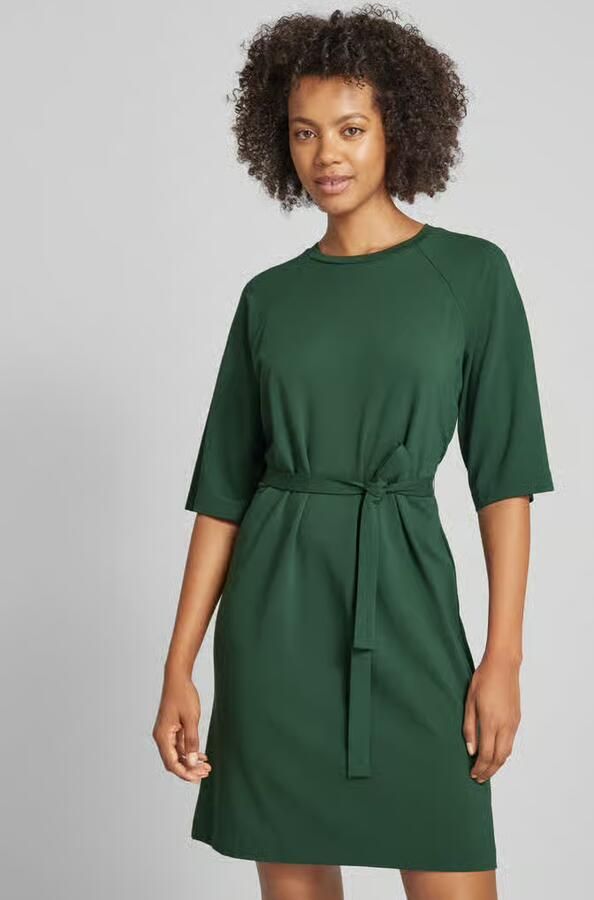 B.Young Knielange jurk met strikceintuur model 'Tito' - Foto 2