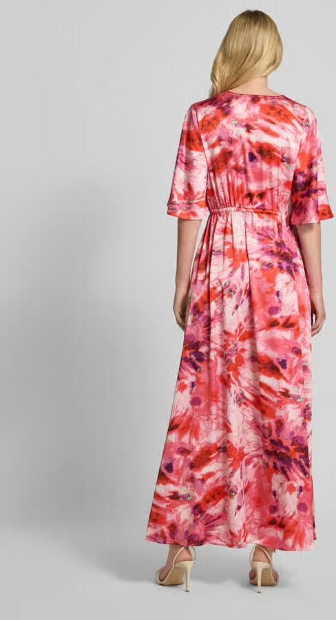B.Young Maxi-jurk met strikceintuur model 'FARINELA' - Foto 1
