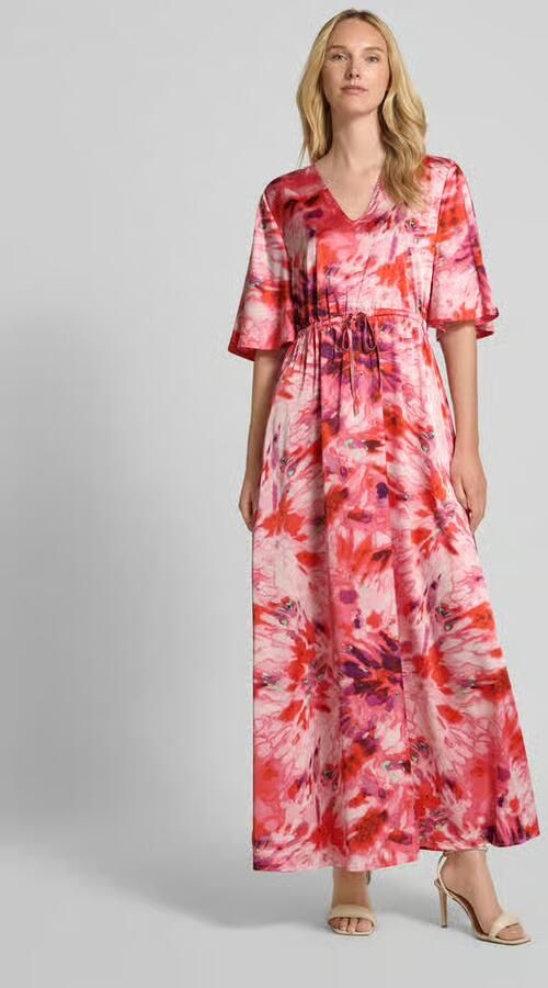 B.Young Maxi-jurk met strikceintuur model 'FARINELA' - Foto 2