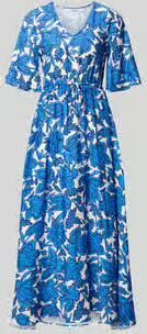 B.Young maxi-jurk van viscosemix met tunnelkoord model 'KAIA'