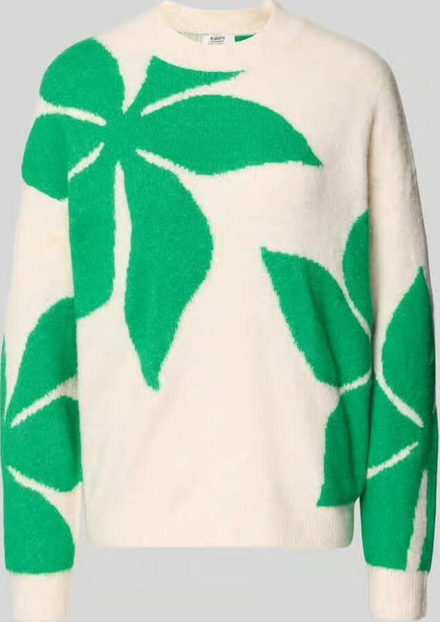 B.Young Oversized gebreide pullover met wol Model 'OMEA' - Foto 2
