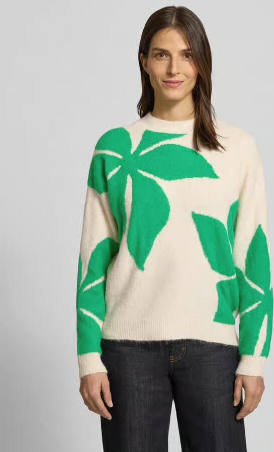 B.Young Oversized gebreide pullover met wol Model 'OMEA' - Foto 4