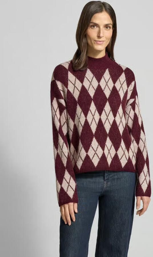 B.Young Oversized gebreide trui met wol-alpacamix model 'Nafta' - Foto 2