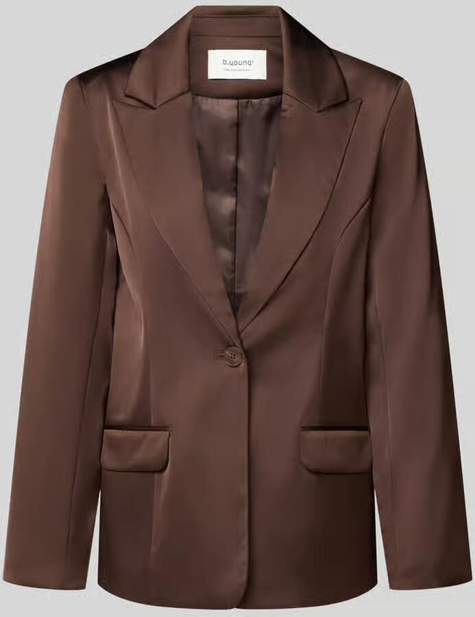 B.Young Regular fit blazer met pattetassen model 'EVIE'