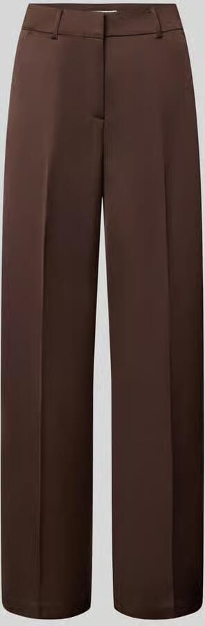 B.Young regular fit broek met persplooien model 'EVIE'