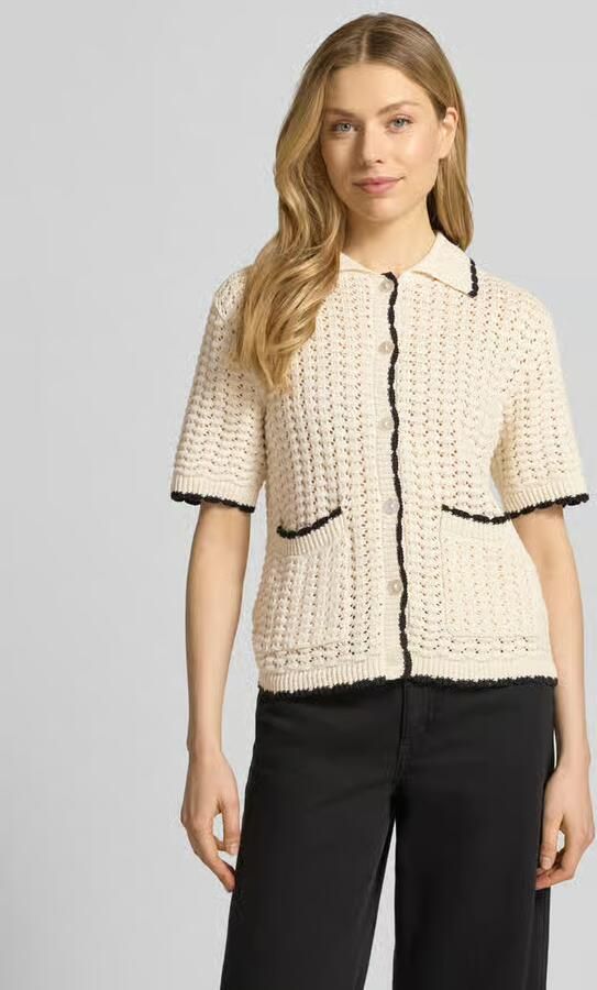 B.Young regular fit cardigan met gaatjesmotief model 'Muno' - Foto 3