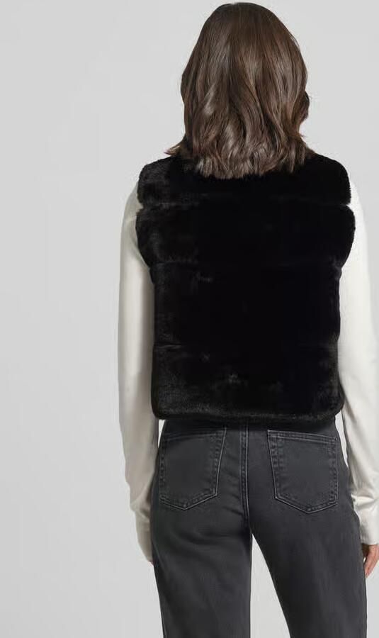 B.Young Regular fit gilet van imitatiebont model 'Askana'