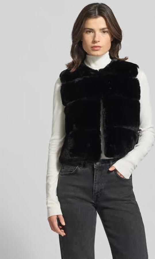 B.Young Regular fit gilet van imitatiebont model 'Askana' - Foto 2