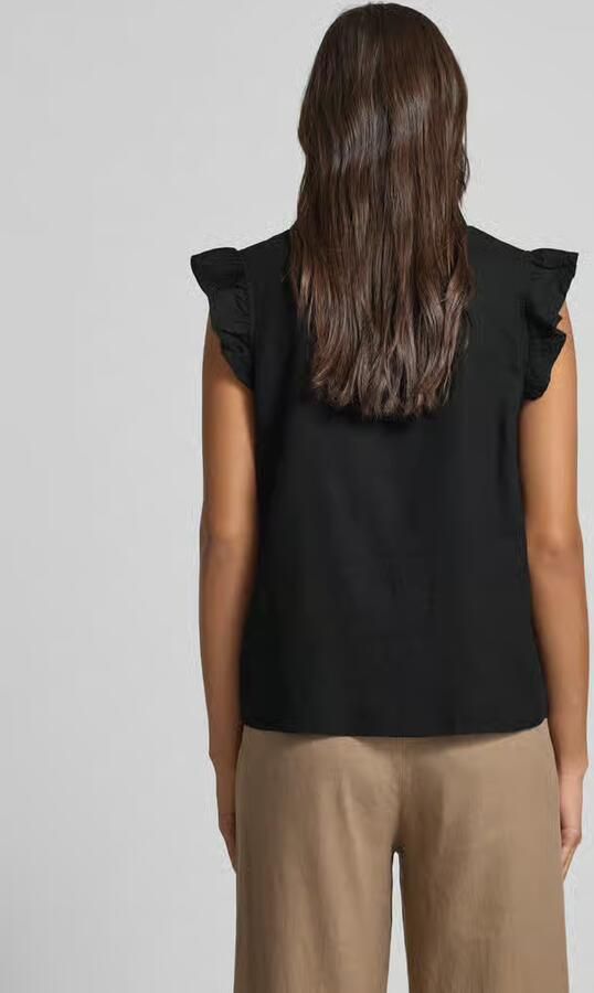 B.Young Regular fit linnen blousetop met V-hals model 'FALAKKA'
