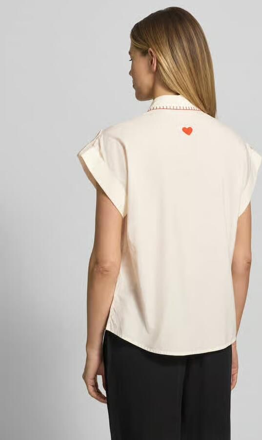B.Young regular fit overhemdblouse met all-over motiefstitching model 'Jesse'