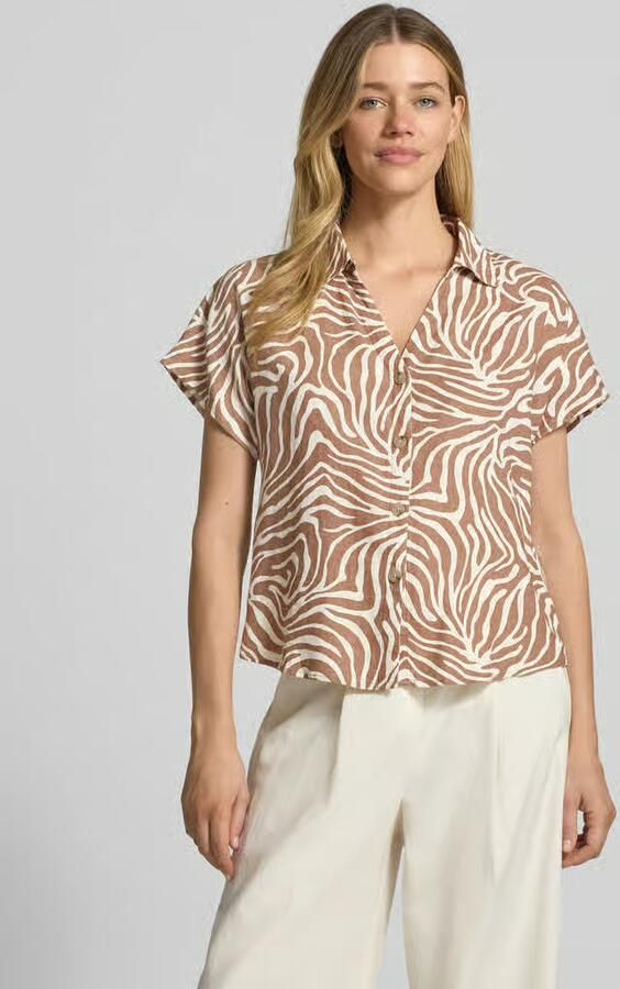 B.Young regular fit overhemdblouse van linnenmix model 'Falakka' - Foto 2