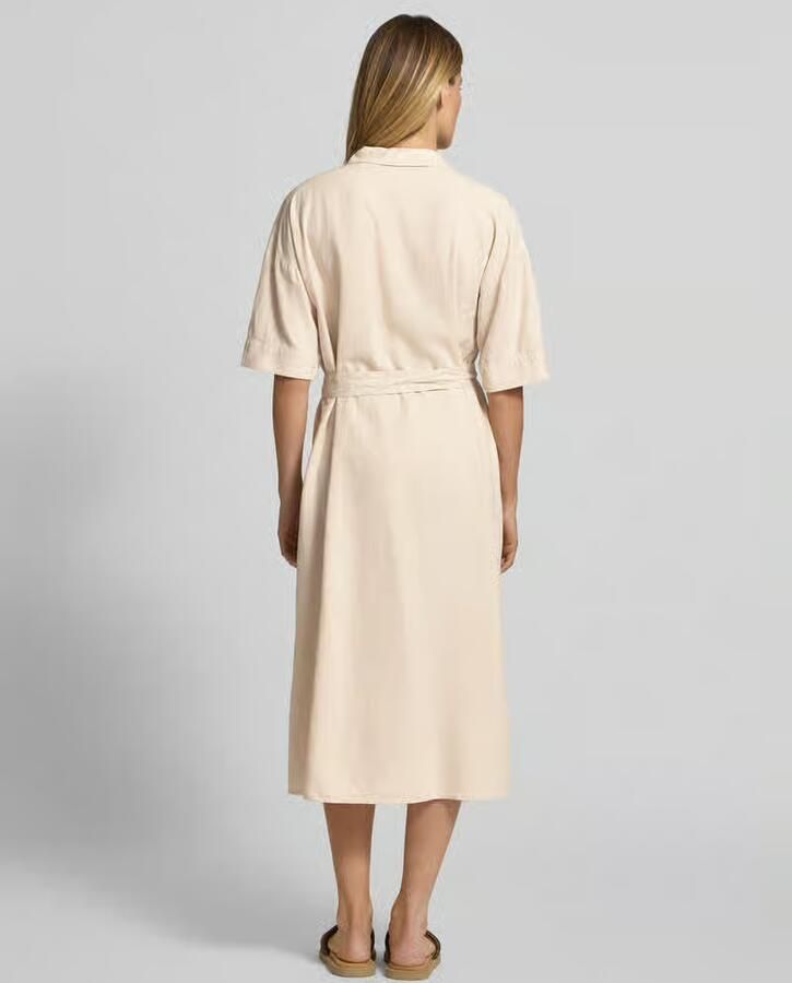 B.Young relaxed fit midi-jurk van linnenmix model 'Falakka' - Foto 2