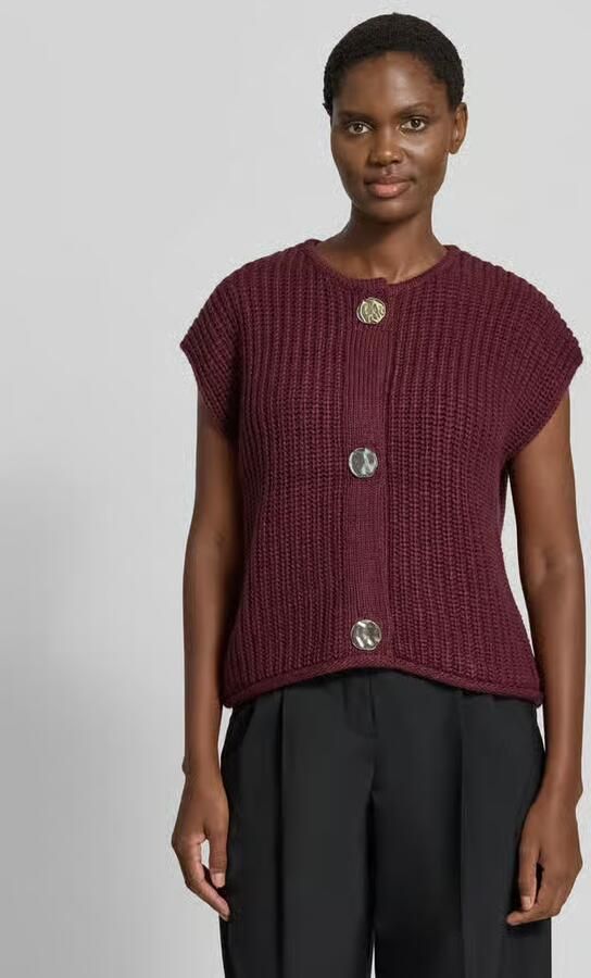 B.Young relaxed fit mouwloos vest met wol model 'Norma' - Foto 3