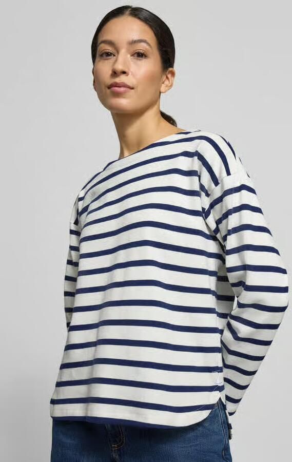 B.Young Shirt met lange mouwen met ronde hals model 'RAMSI' - Foto 3