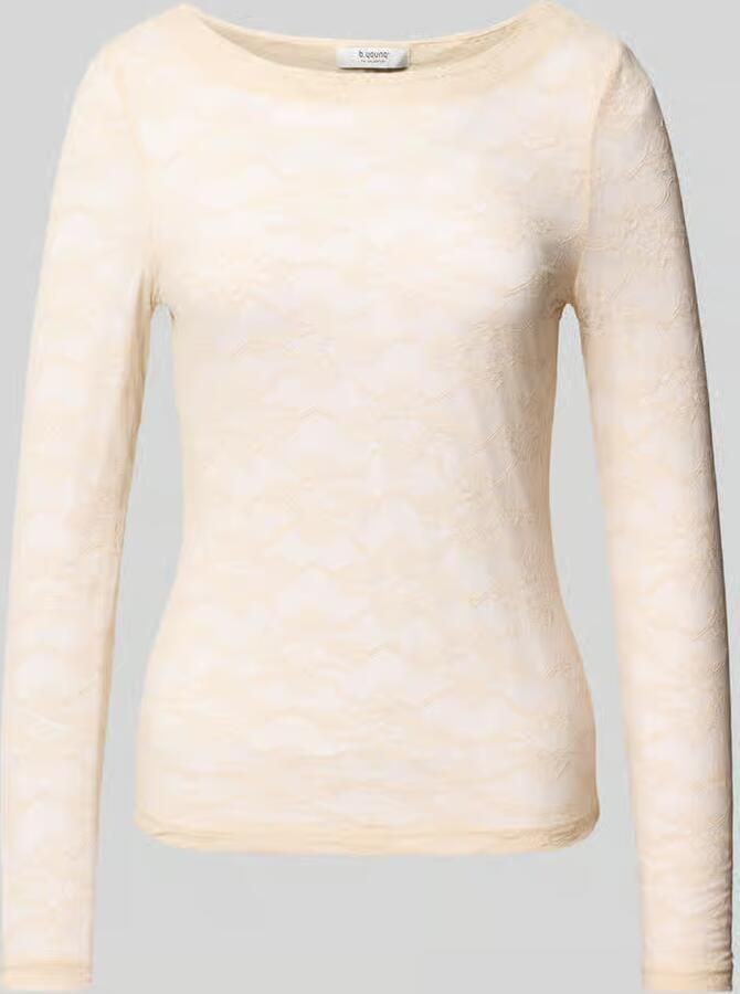 B.Young Shirt met lange mouwen van kant model 'PRIYA'