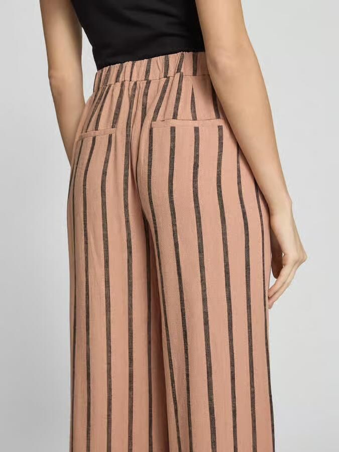 B.Young Stoffen broek van viscosemix met paspelzakken model 'JOHANNA'