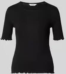 B.Young T-shirt met golvende zoom en ronde hals model 'UNICA'