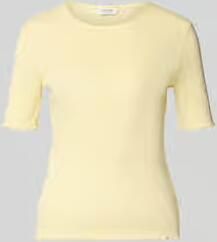 B.Young T-shirt met golvende zoom en ronde hals model 'UNICA'