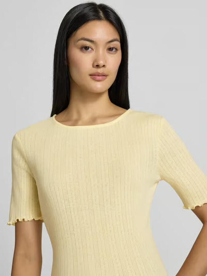 B.Young T-shirt met golvende zoom en ronde hals model 'UNICA' - Foto 2