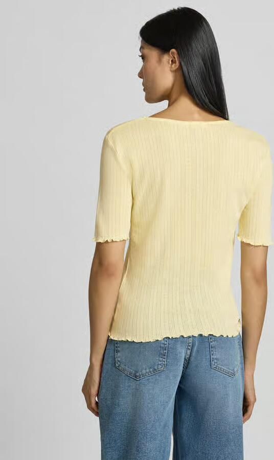 B.Young T-shirt met golvende zoom en ronde hals model 'UNICA' - Foto 3