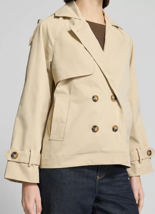 B.Young Trenchcoat met mouwriempjes model 'AMONA'