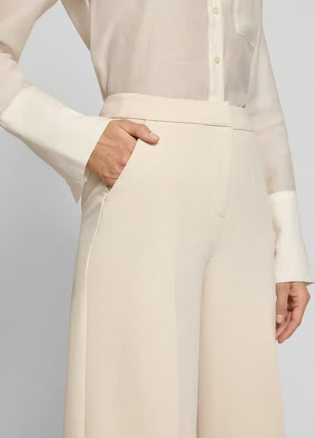 B.Young Wide fit stoffen broek met persplooien model 'Denoa' - Foto 2