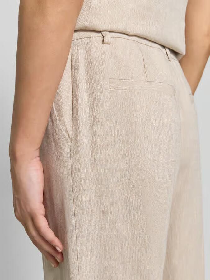 B.Young wide fit stoffen broek van viscosemix model 'Dazia'