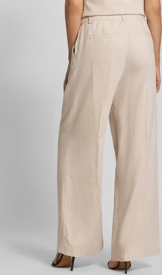 B.Young wide fit stoffen broek van viscosemix model 'Dazia'