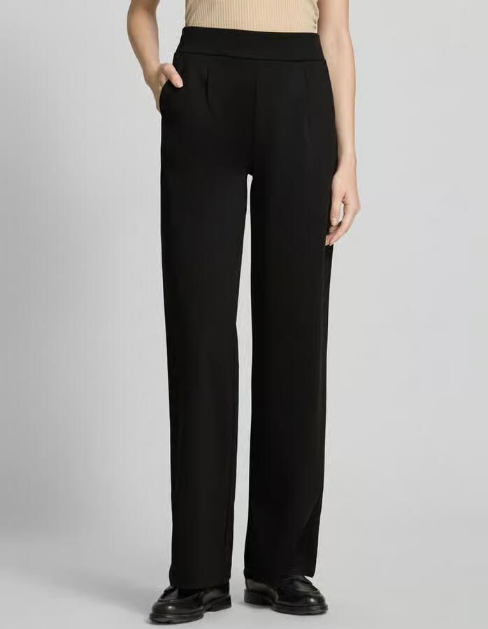 B.Young Wide leg broek van stof met plooien in de taille model 'Rizetta' - Foto 3