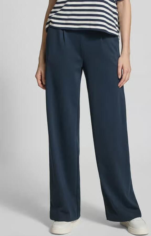 B.Young Wide leg broek van stof met plooien in de taille model 'Rizetta' - Foto 2