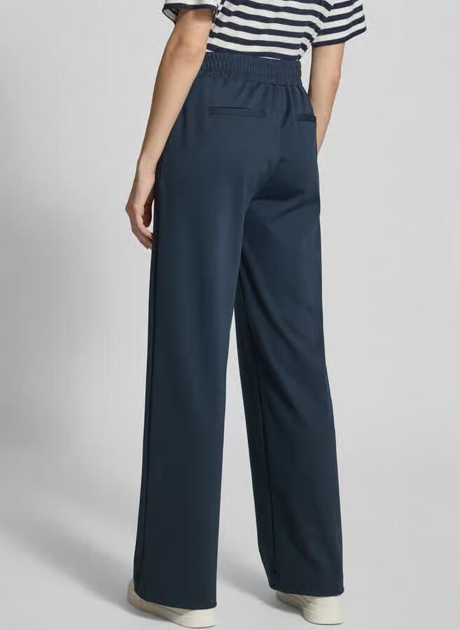 B.Young Wide leg broek van stof met plooien in de taille model 'Rizetta'